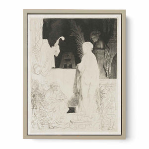 The Artist drawing from the Model Painting