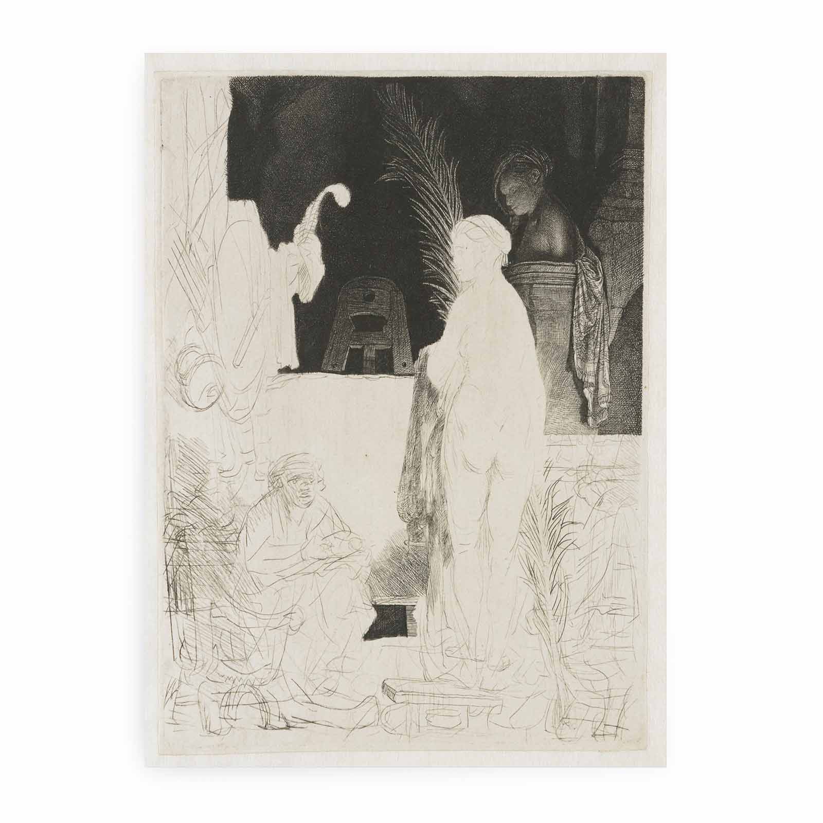 The Artist drawing from the Model Painting