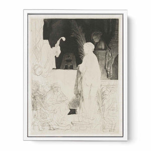 The Artist drawing from the Model Painting