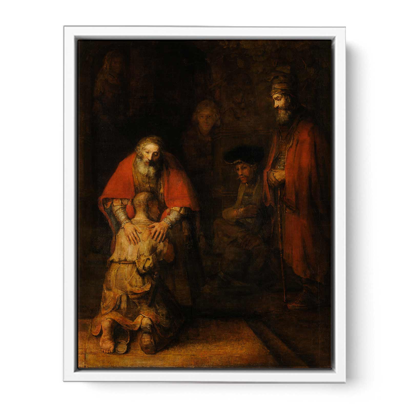 The Return of the Prodigal Son (detail -1) c. 1669 Painting