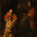 The Return of the Prodigal Son (detail -1) c. 1669 