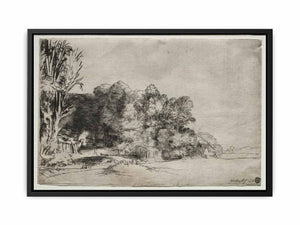 Clump of Trees with a Vista Painting
