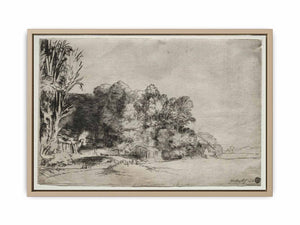 Clump of Trees with a Vista Painting