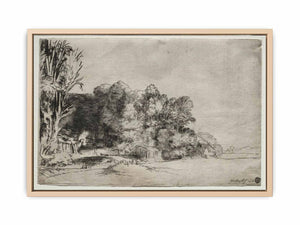 Clump of Trees with a Vista Painting