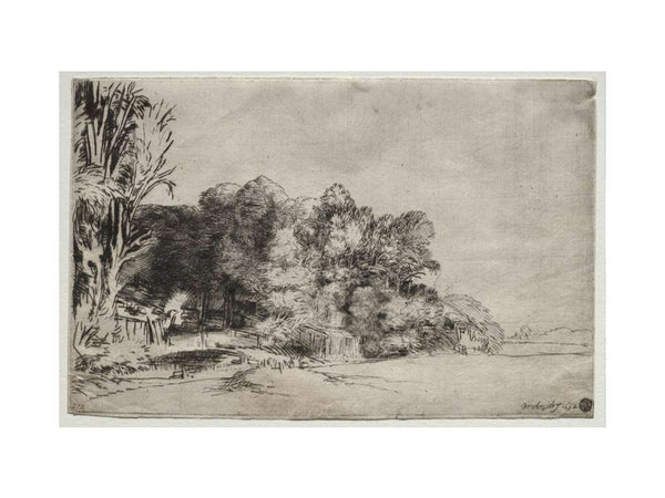 Clump of Trees with a Vista Painting