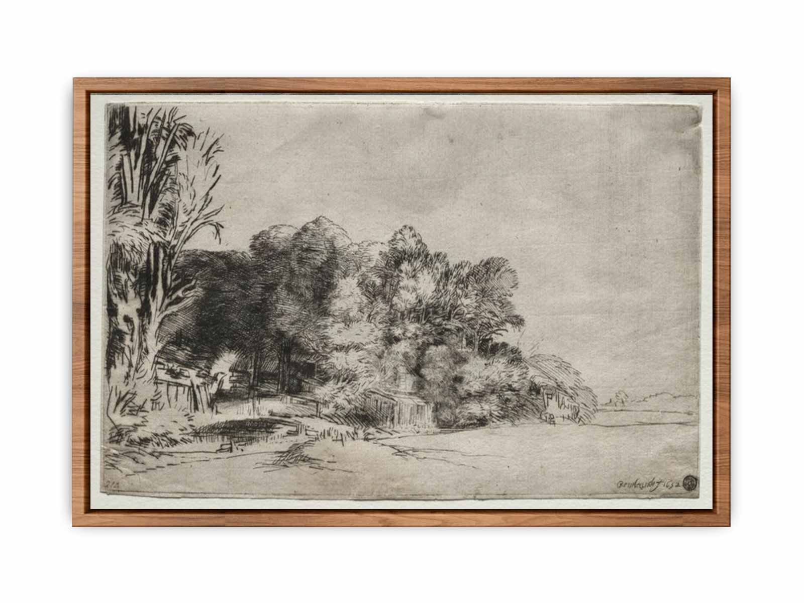 Clump of Trees with a Vista Painting