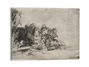Clump of Trees with a Vista Painting
