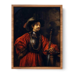 Portrait of a Man in Military Dress Painting