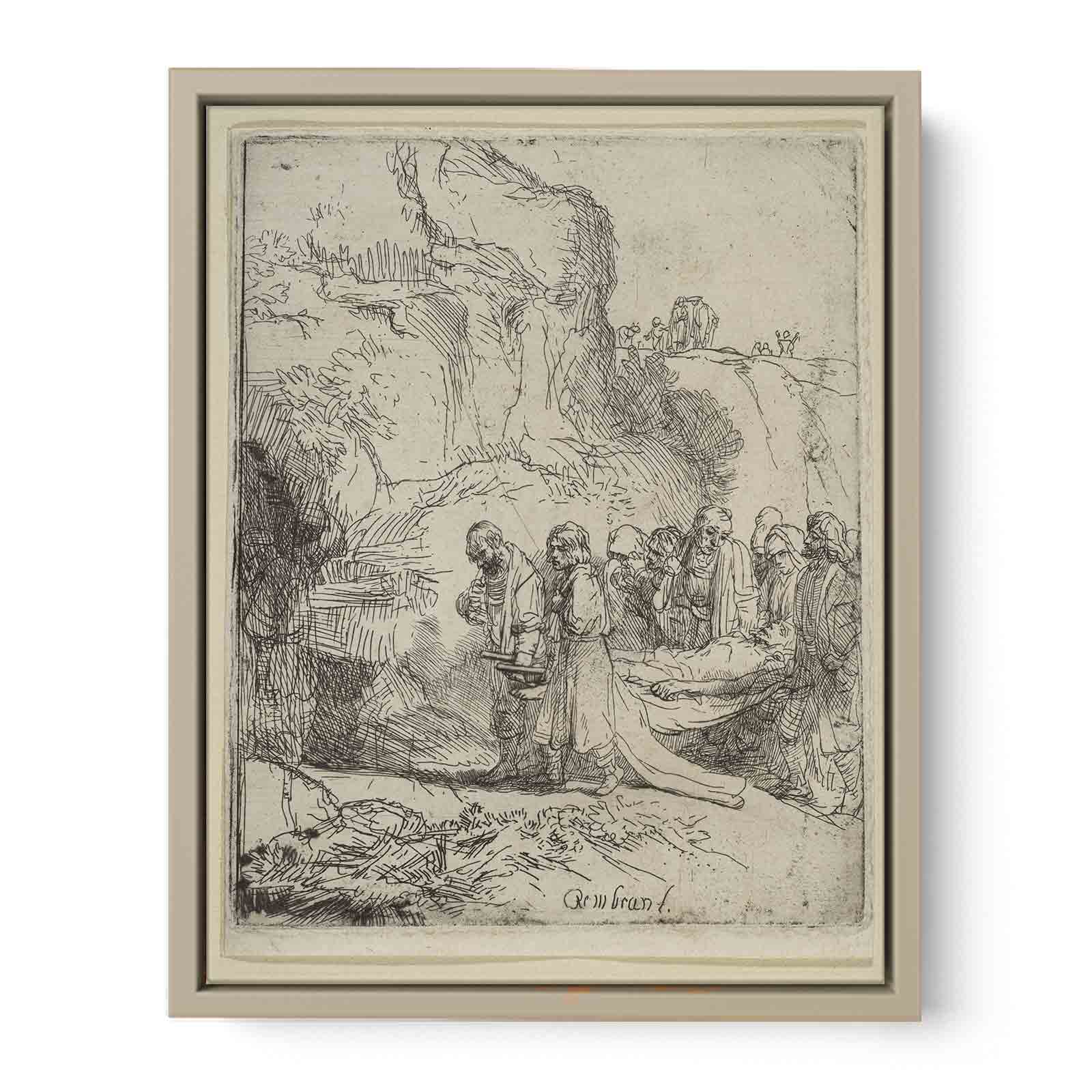Christ carried to the Tomb Painting