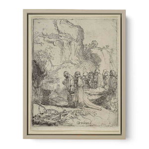 Christ carried to the Tomb Painting