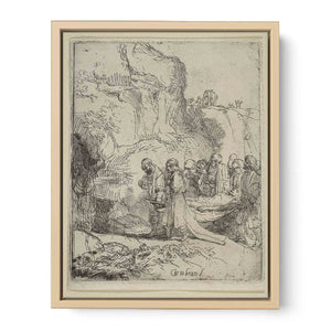 Christ carried to the Tomb Painting