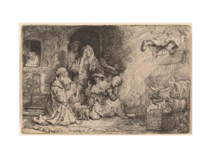 The Angel departing from the Family of Tobias Painting