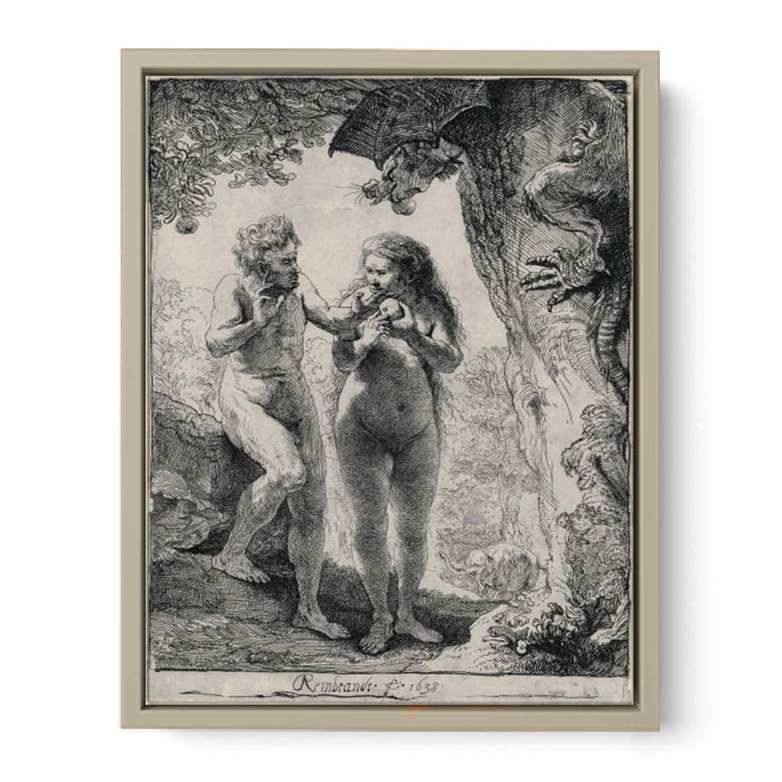 Adam and Eve Painting