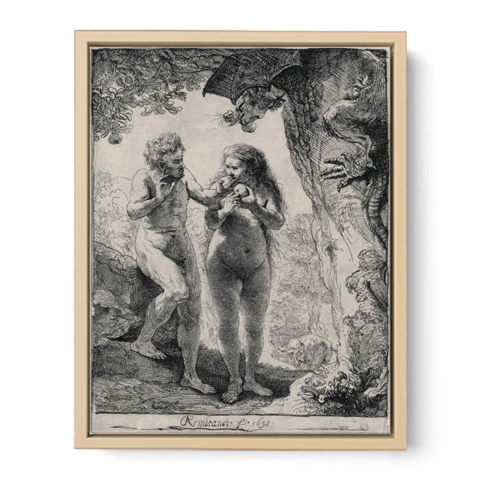 Adam and Eve Painting