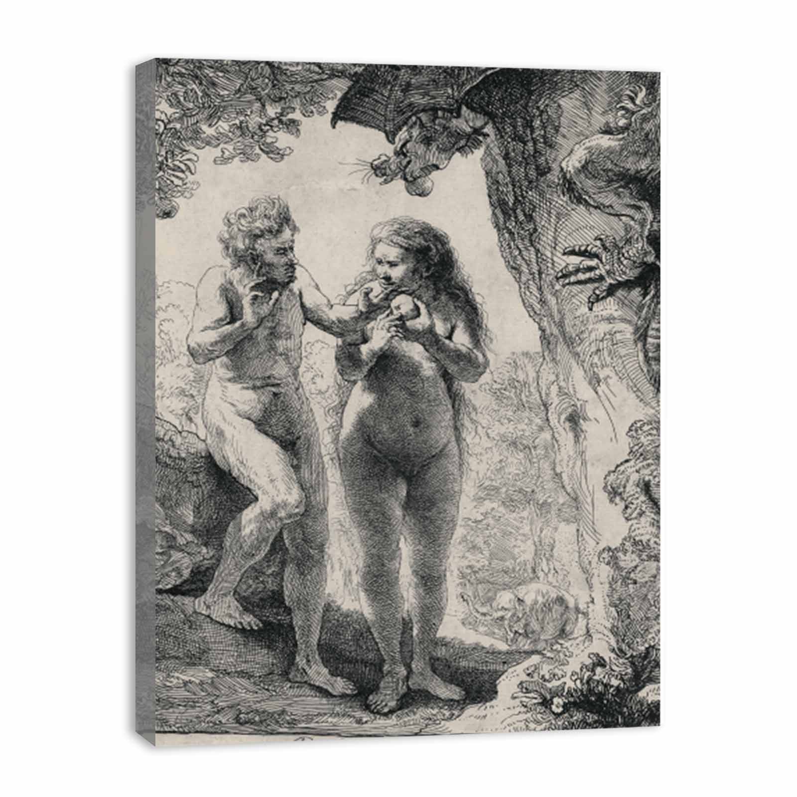 Adam and Eve Painting