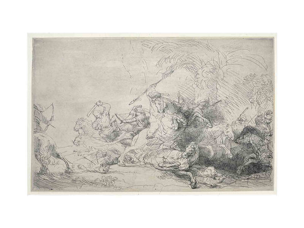 The Large Lion Hunt
 Painting