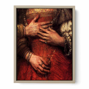 The Jewish Bride (detail) Painting