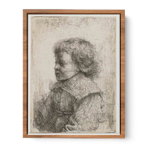Portrait of a Boy, in Profile Painting
