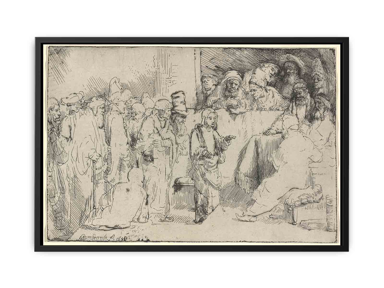 Christ disputing with the Doctors A Sketch Painting