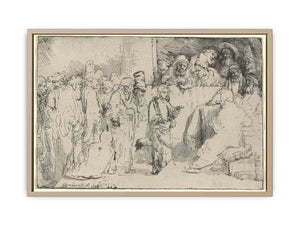 Christ disputing with the Doctors A Sketch Painting