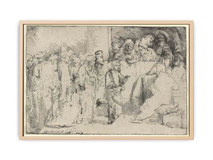 Christ disputing with the Doctors A Sketch Painting