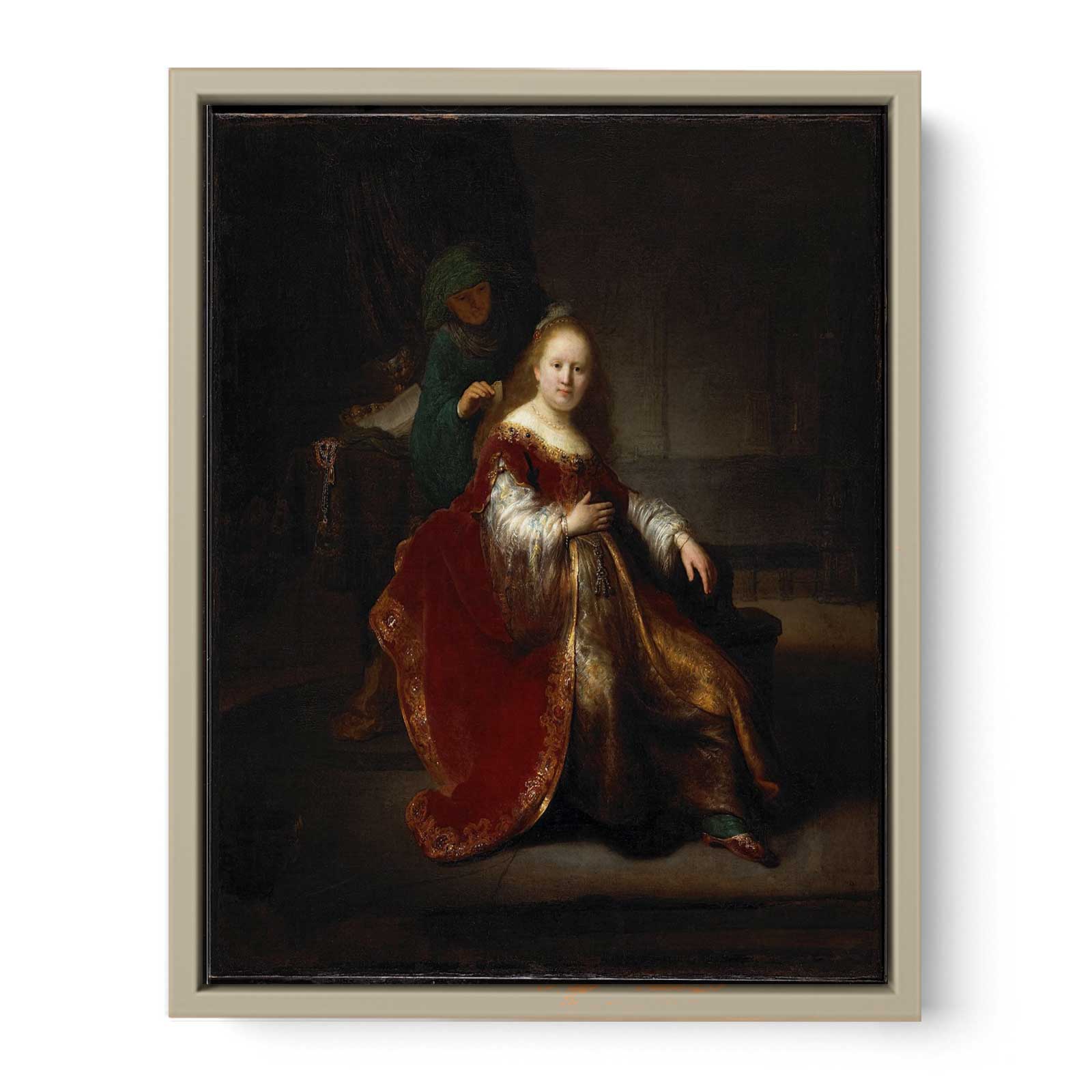 Esther Preparing to Intercede with Assuerus Painting