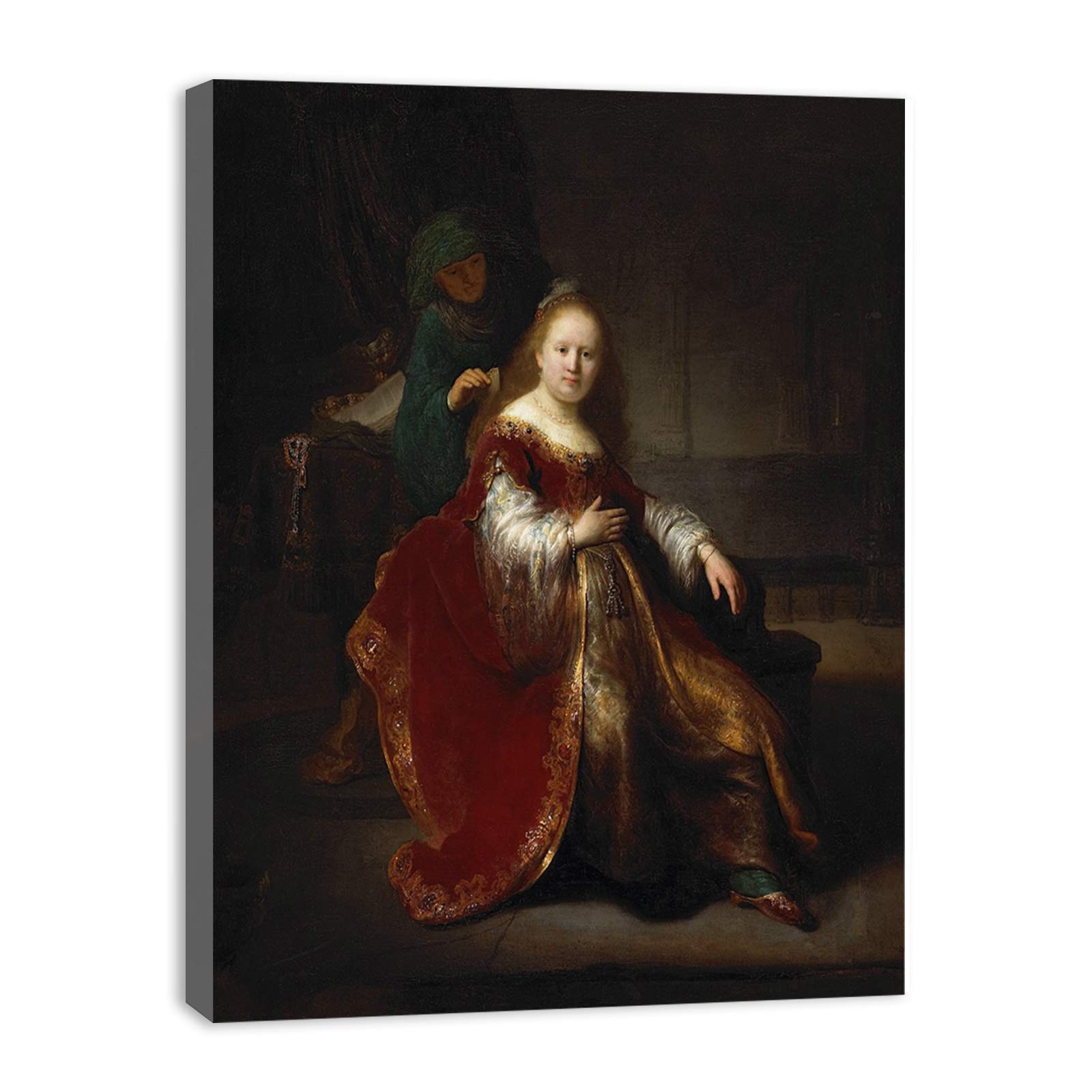 Esther Preparing to Intercede with Assuerus Painting