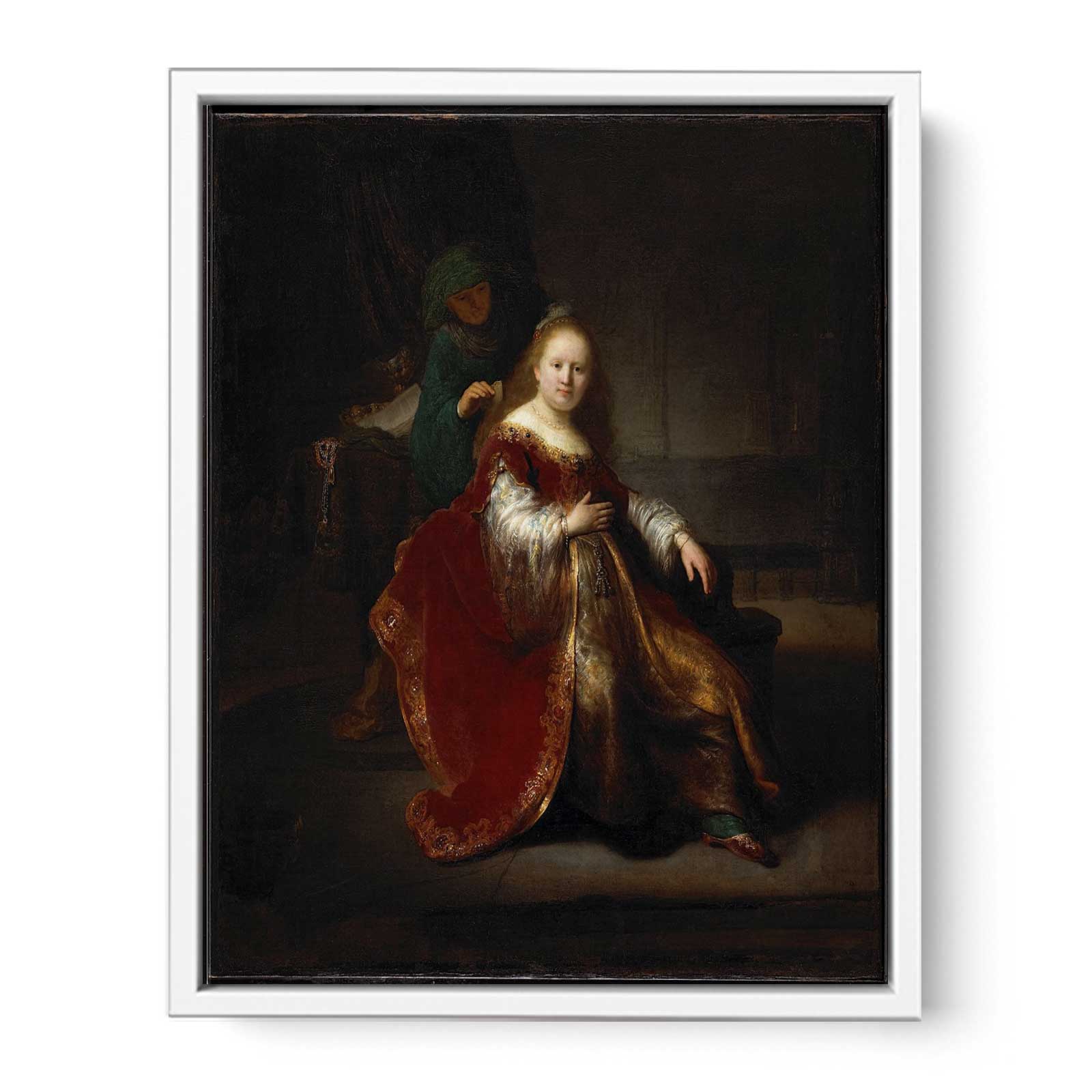 Esther Preparing to Intercede with Assuerus Painting