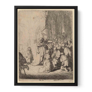 The Presentation in the Temple with the Angel Small Plate Painting