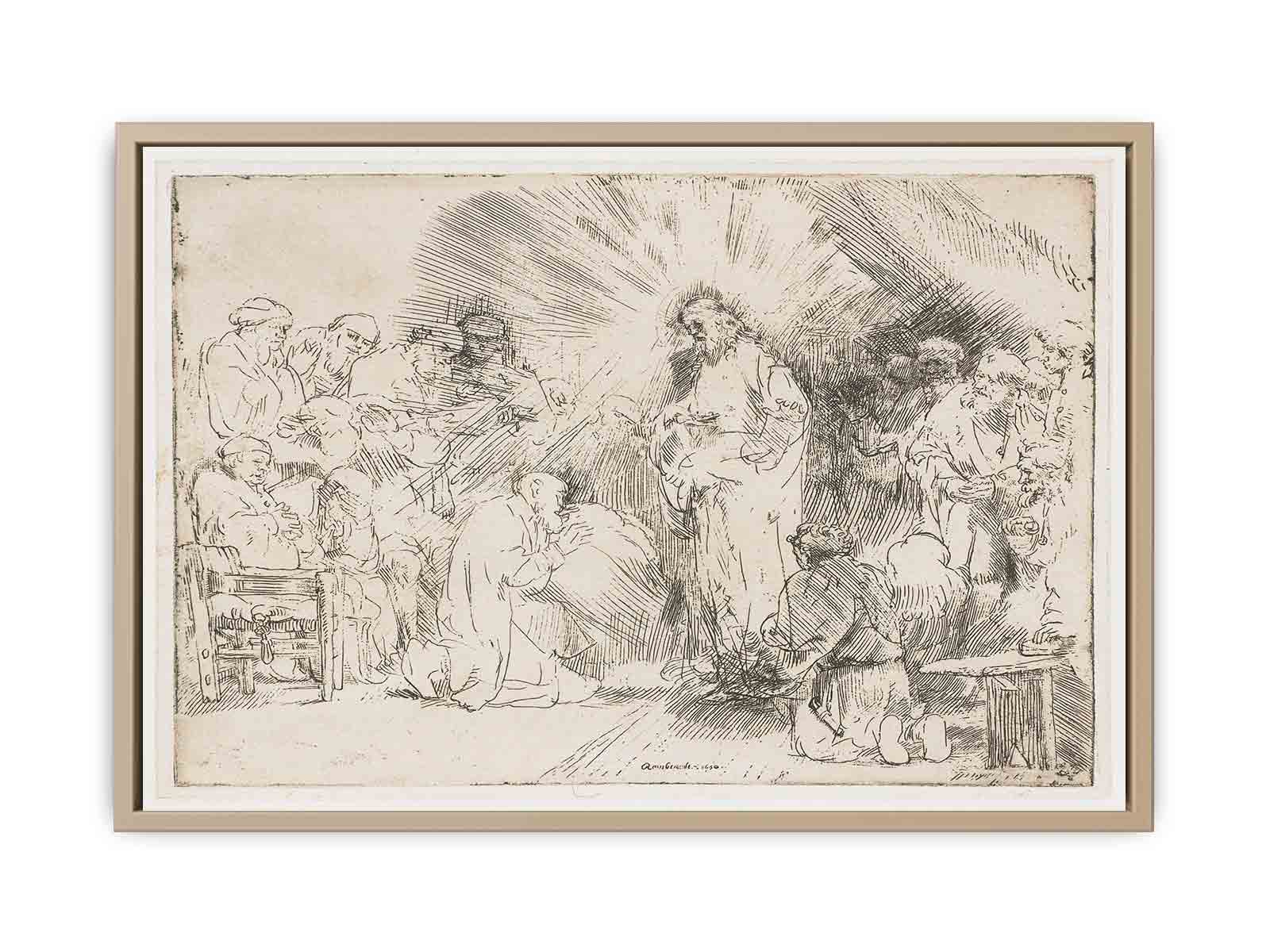Christ appearing to the Apostles Painting