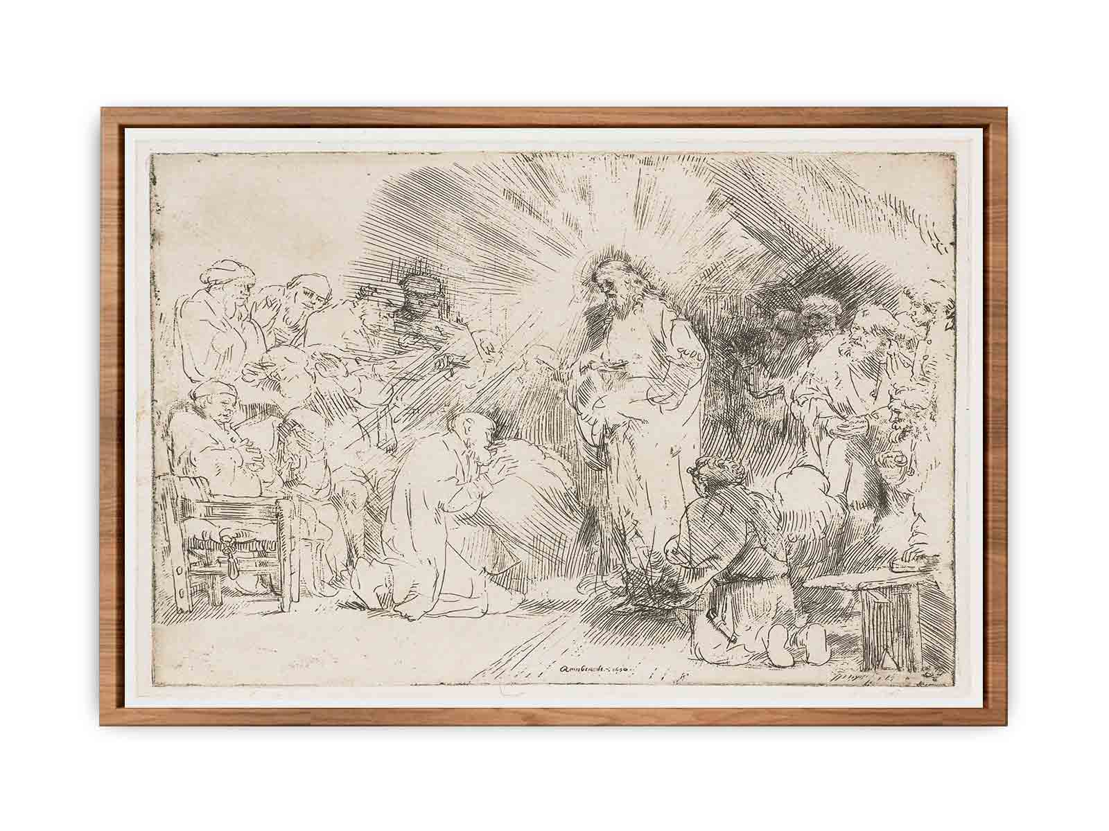 Christ appearing to the Apostles Painting
