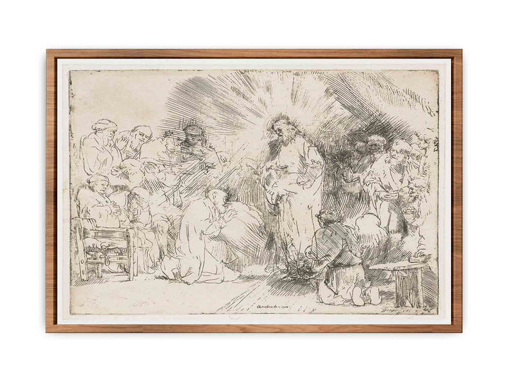 Christ appearing to the Apostles Painting