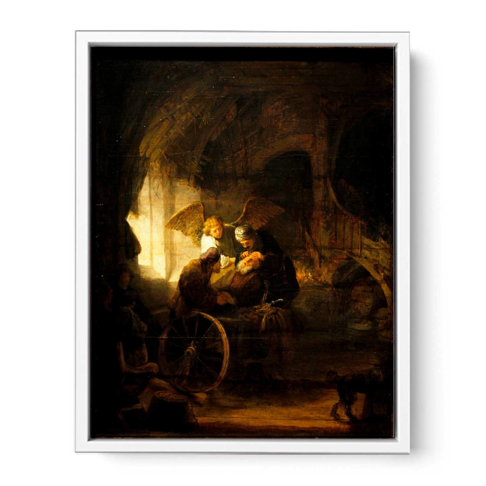 Tobias Returns Sight to His Father Painting