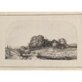Landscape with a Haybarn and a Flock of Sheep Painting