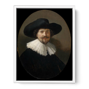Portrait of a Man in a Black Hat Painting