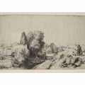 Landscape with a Milkman Painting
