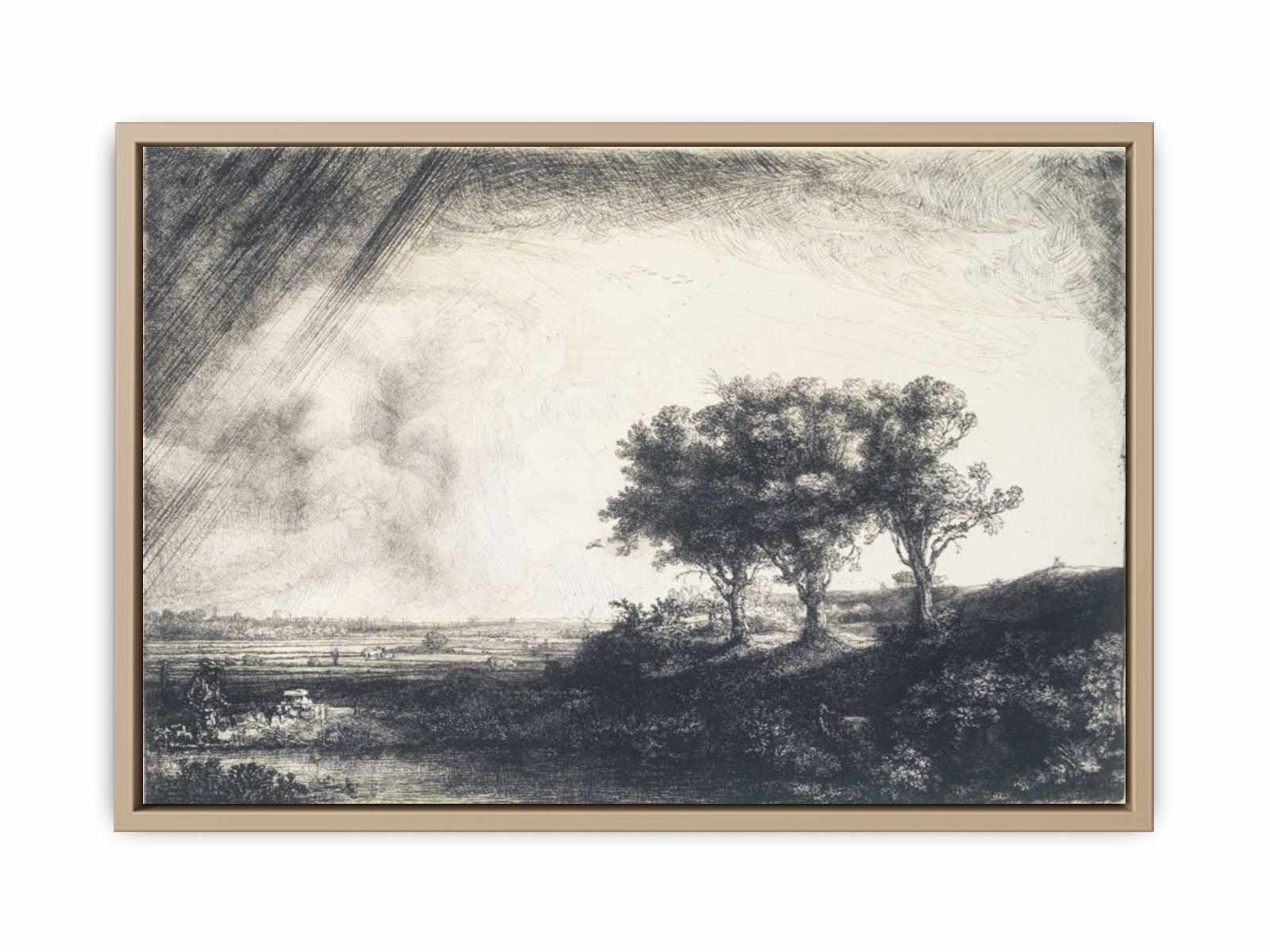 The Three Trees Painting