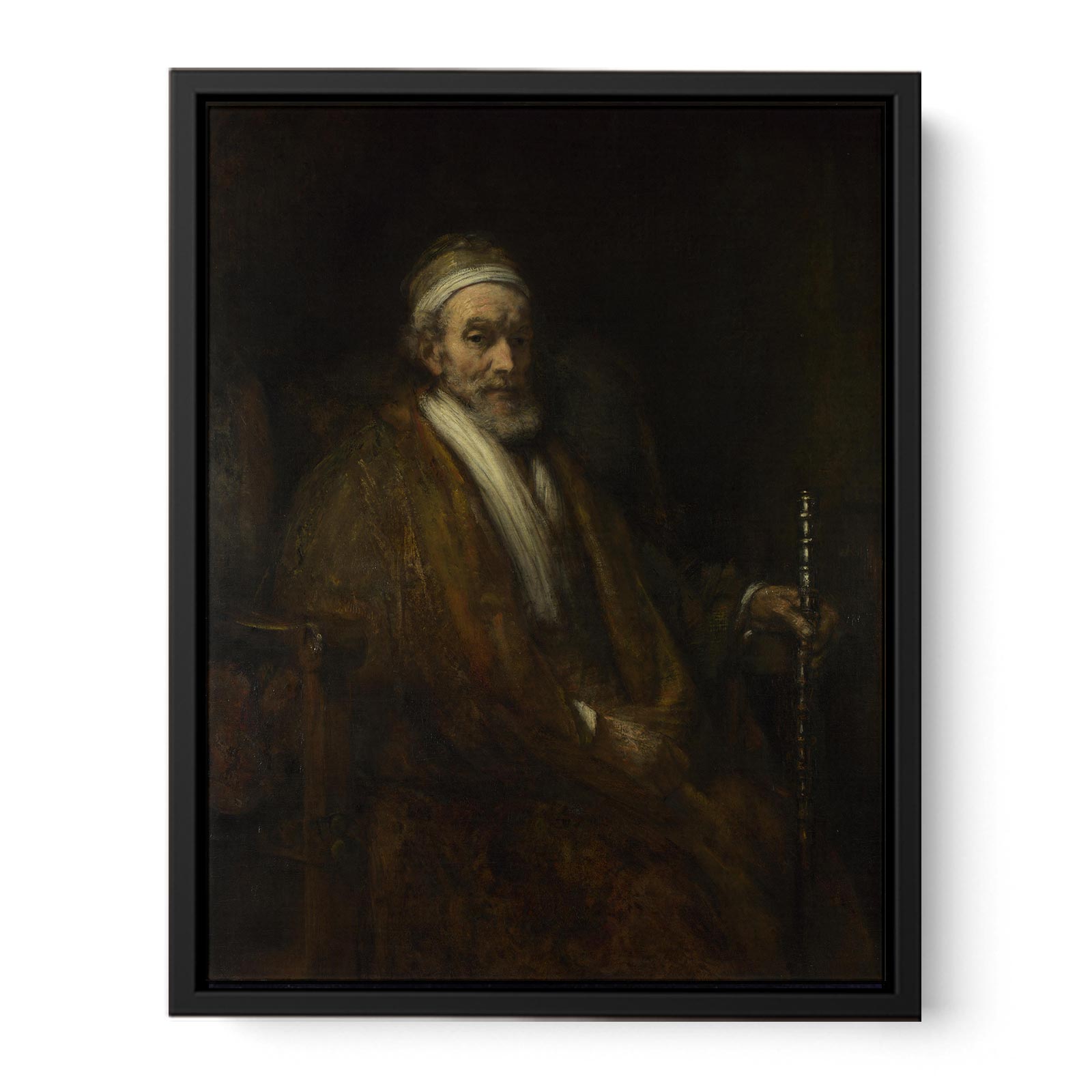 Portrait of Jacob Trip, seated half-length, holding a staff Painting