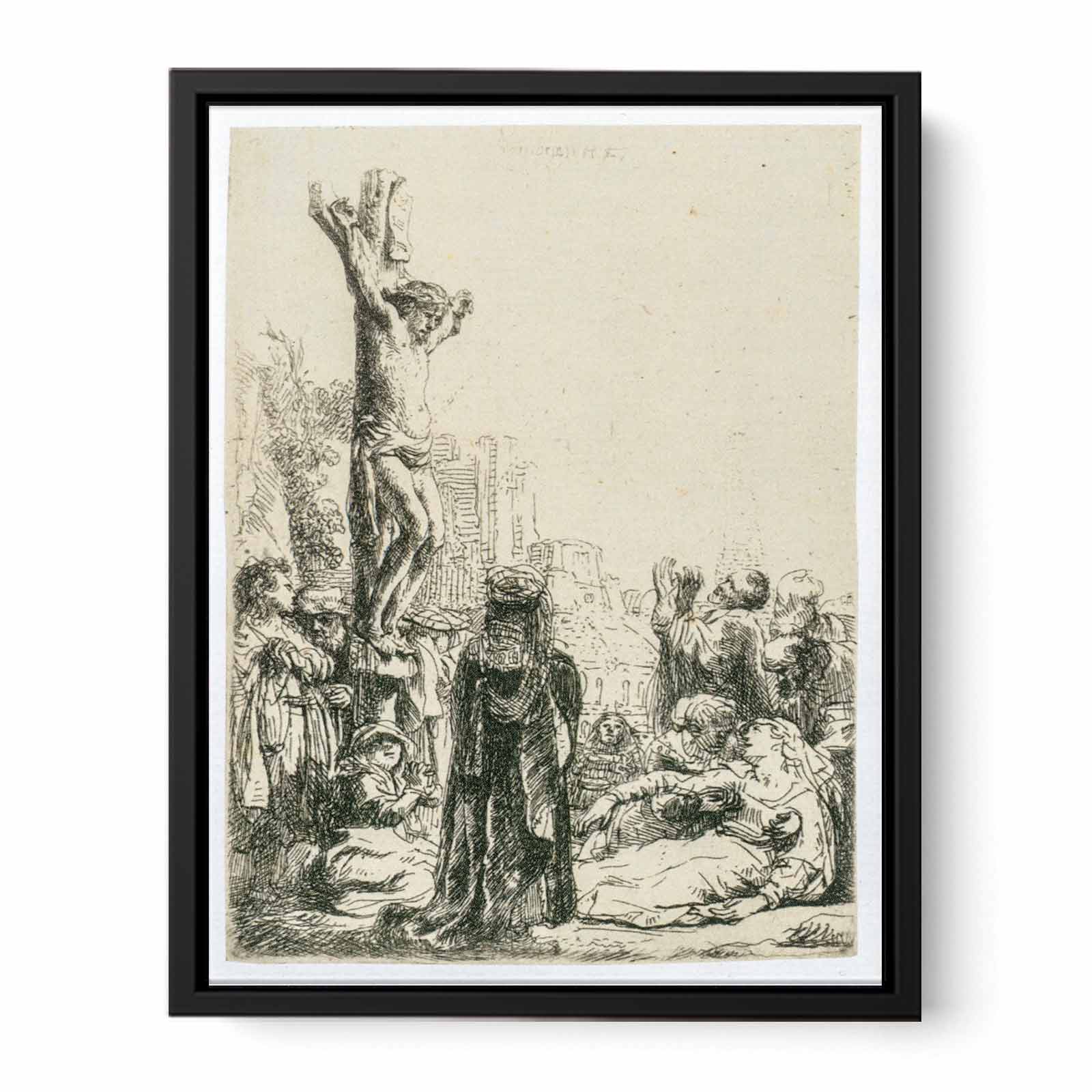 The Crucifixion Small Plate Painting