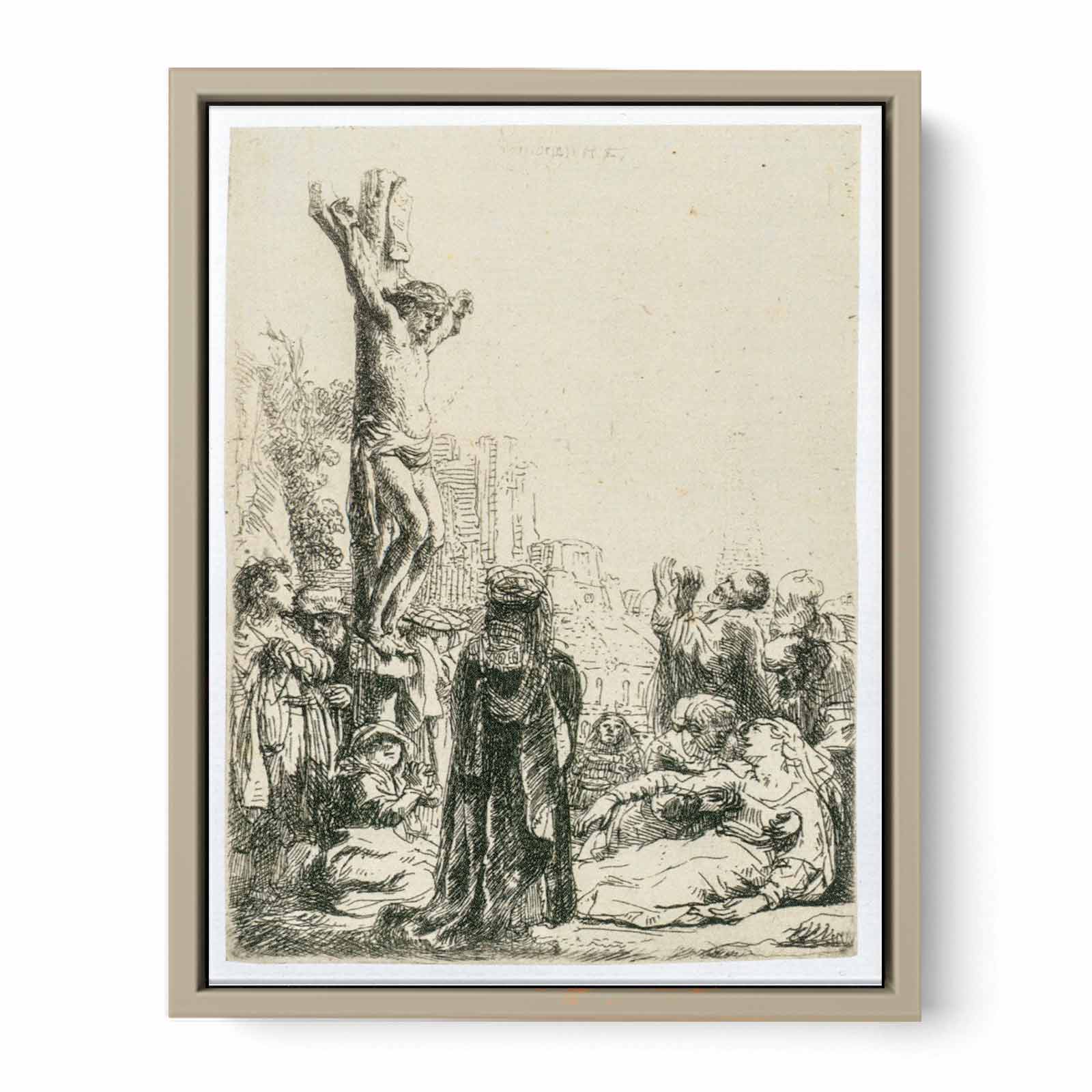 The Crucifixion Small Plate Painting