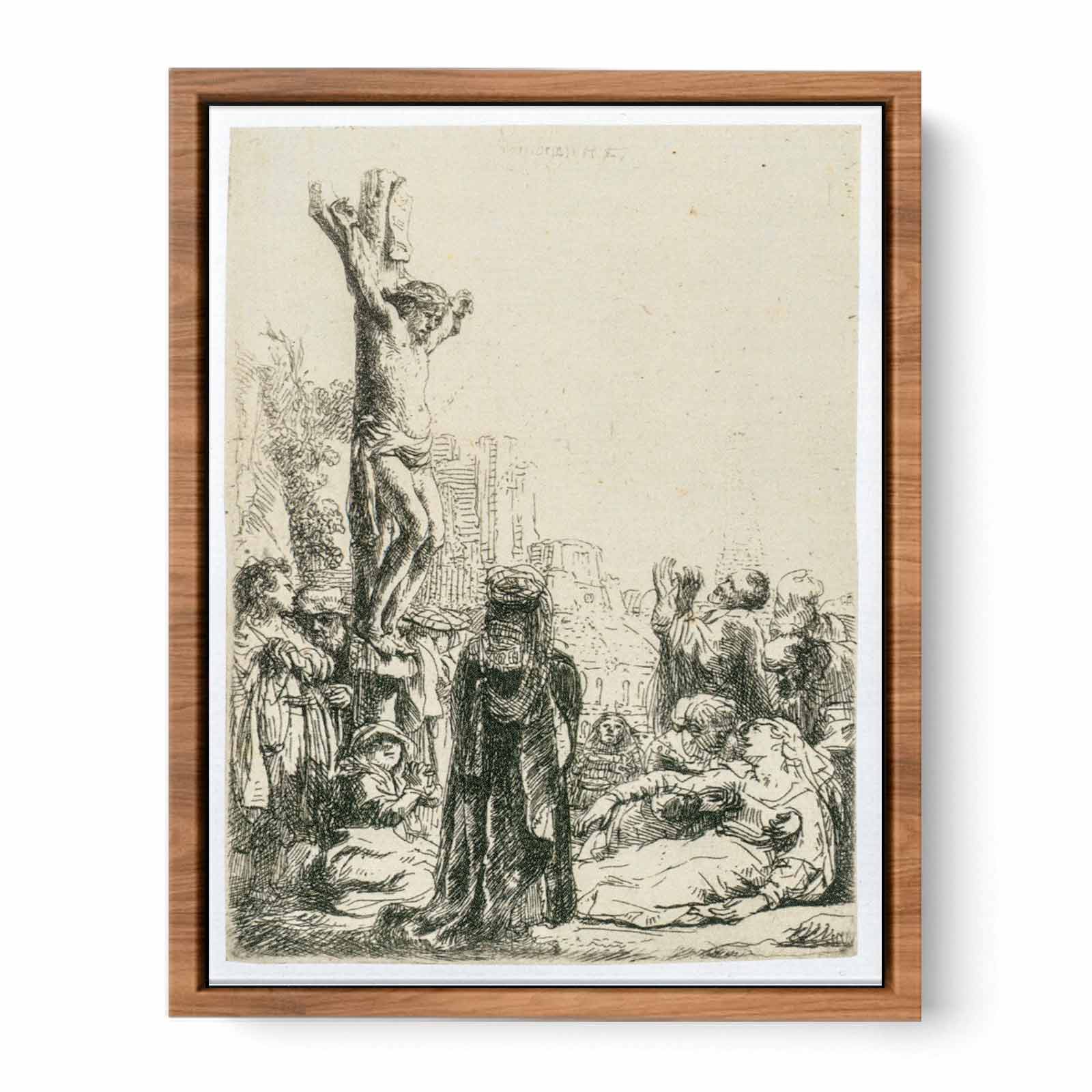 The Crucifixion Small Plate Painting