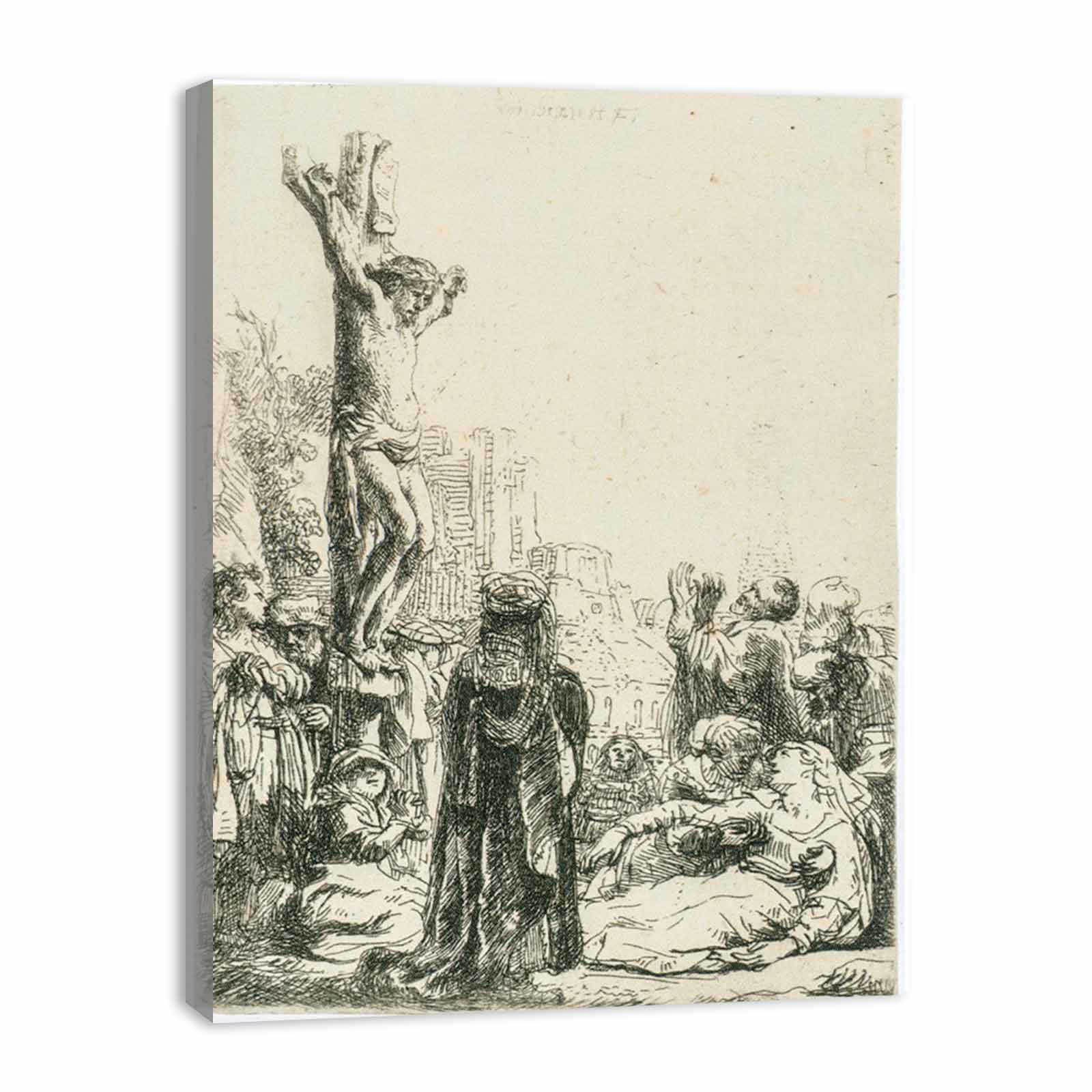 The Crucifixion Small Plate Painting