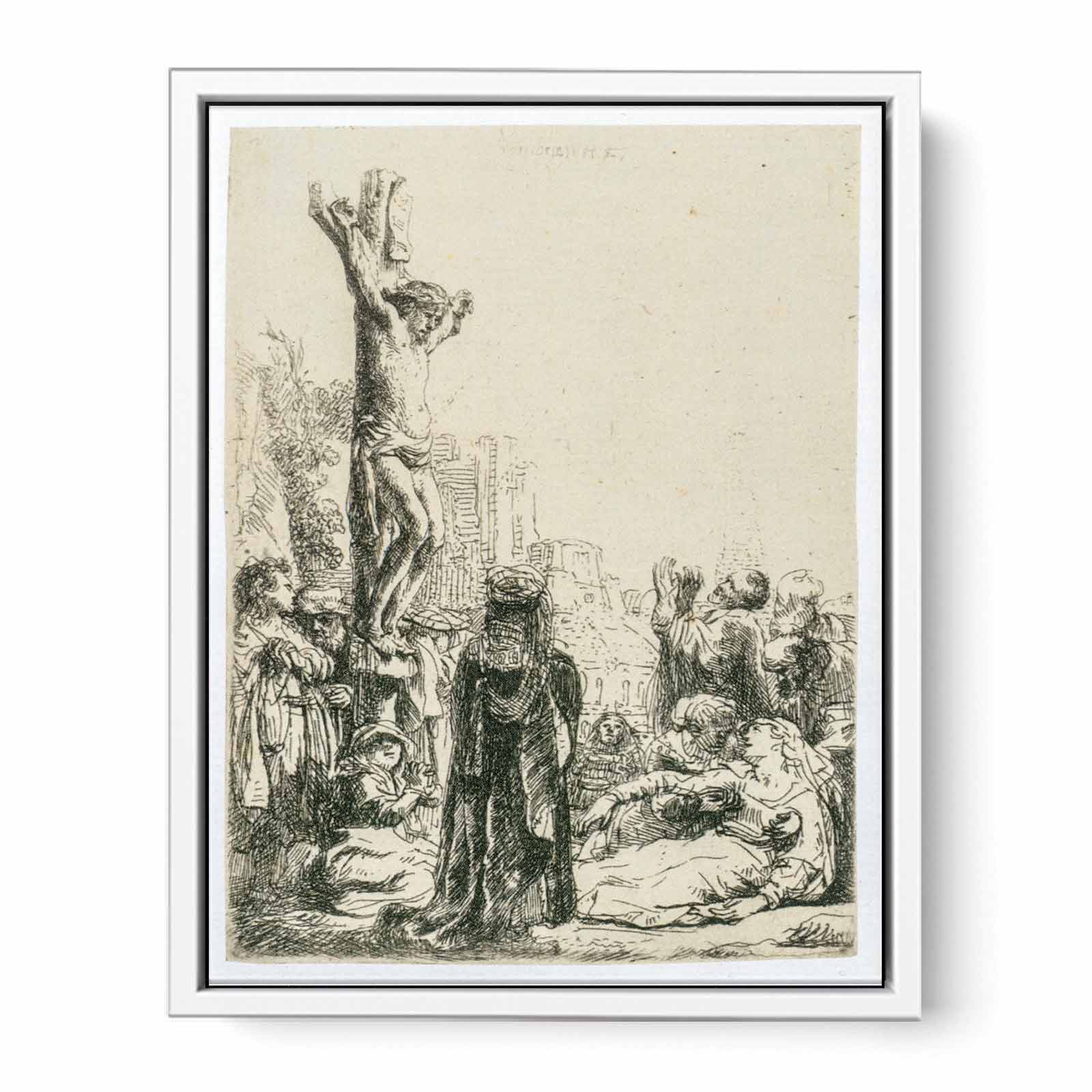 The Crucifixion Small Plate Painting