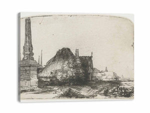 Landscape with an Obelisk Painting