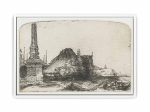 Landscape with an Obelisk Painting