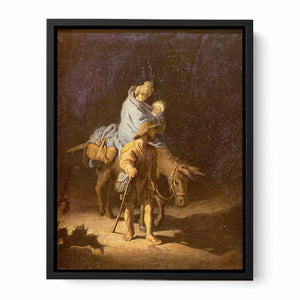 The flight into Egypt Painting