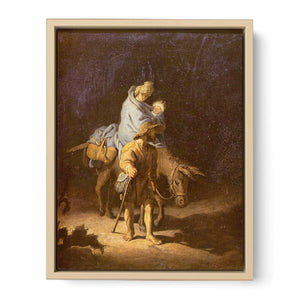 The flight into Egypt Painting