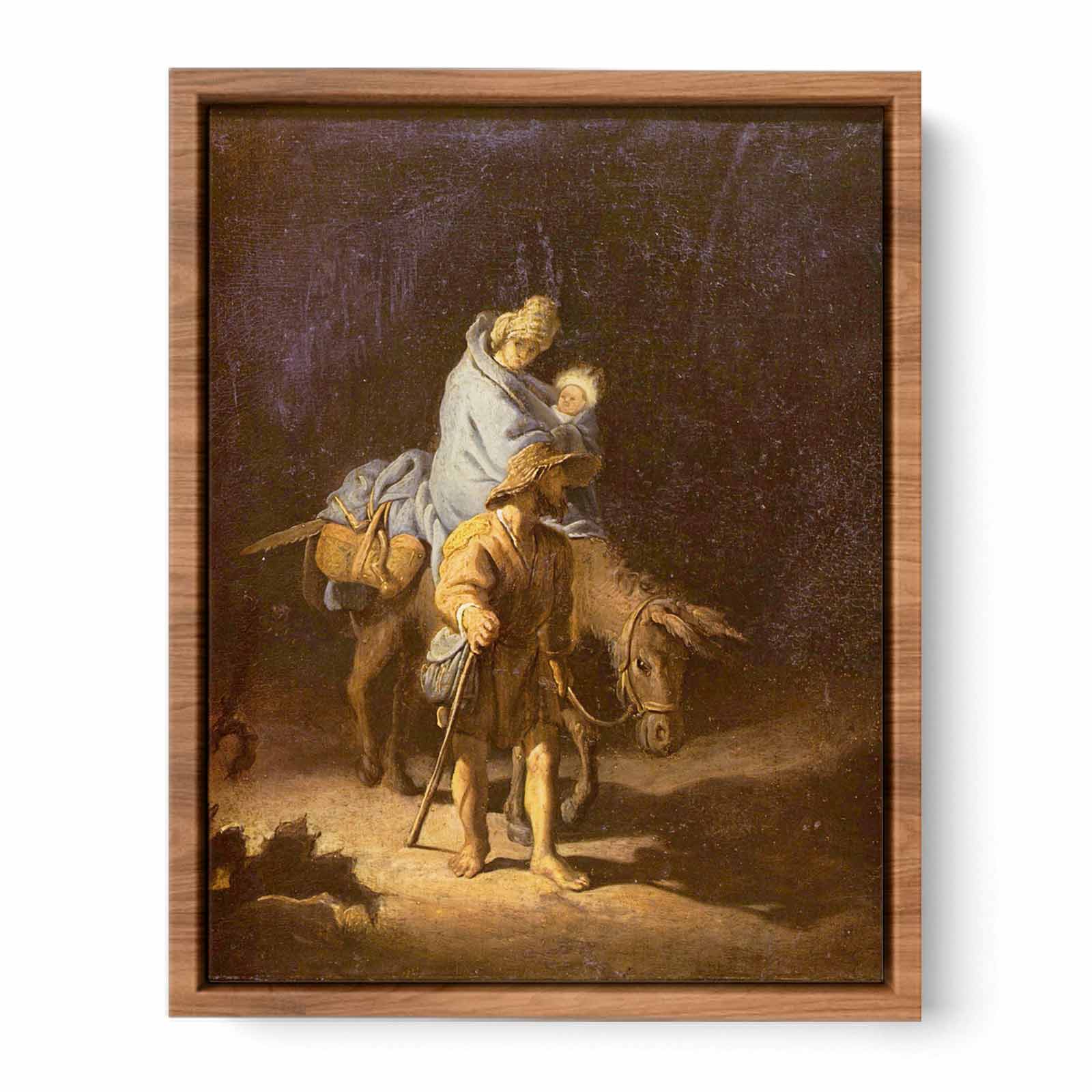 The flight into Egypt Painting