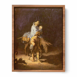 The flight into Egypt Painting