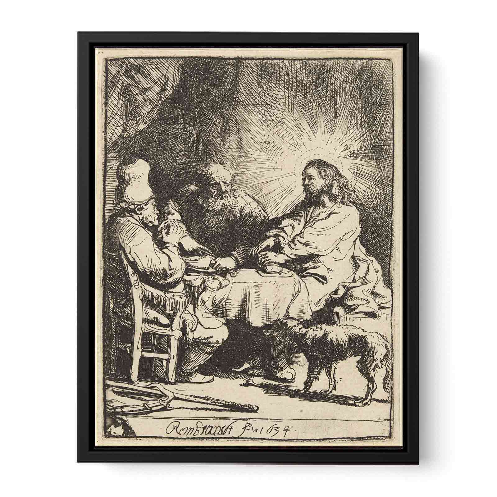 Christ at Emmaus 3 Painting